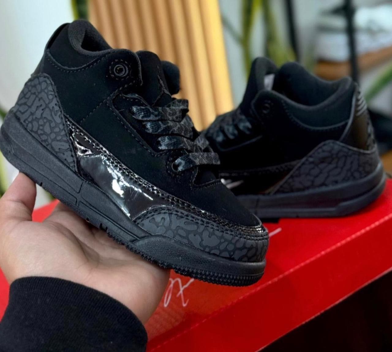 JORDAN 3 BLACK CAT KIDS